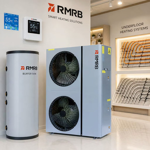 Pompe à chaleur air-eau EVI 18,44 kW R290 A+++ Chauffage Refroidissement Eau chaude sanitaire WiFi OEM - Product Image 2