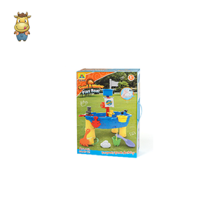 Table de jeu pour enfants avec bateau, sable et eau, ensemble de 17 pièces avec mât et drapeau, table d'activités de plage, jouet aquatique extérieur en PP pour tout-petits, vente en gros - Product Image 4
