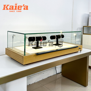 Cao cấp Trung Đông Cửa hàng đồ trang sức thiết kế tùy chỉnh kính hiển thị tủ thương mại LED ánh sáng Cửa hàng đồ trang sức thiết kế nội thất - Product Image 2