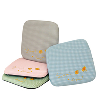 Coussin de chaise de bureau orthopédique carré épais personnalisé en mousse à mémoire de forme ART ZD006, amovible, lavable, multicolore, pour étudiants