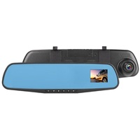 Pabrikan Profesional Lensa 1080P Kaca Spion Mobil Mundur Kamera Cadangan Kit 2.4 Inci Cermin DVR Mobil Murah Kirimkan Hadiah
