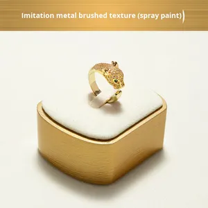 Cao cấp da lộn trắng trang sức hiển thị Set cho cửa hàng truy cập cửa sổ Vòng Cổ Vòng Bông tai trình bày trang sức hiển thị Set - Product Image 3