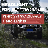 Phare HOSI pour Pajero, phare pour Mitsubishi Pajero 2018 V93 V97, phare de voiture avec animation dynamique, accessoires