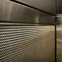 Maille métallique décorative de haute qualité Yuchen pour portes d'armoires – Idéale pour la décoration de restaurants