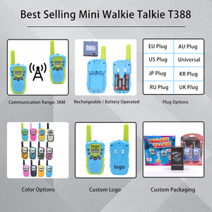 2 Walkie Talkies Infantiles <span class=keywords><strong>de</strong></span> Dibujos Animados, Mini Transceptor Celular Portátil <span class=keywords><strong>de</strong></span> 3KM, Alta Calidad para Exteriores - Product Image 3