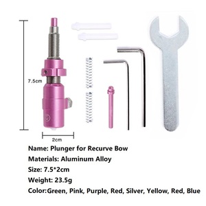 Fx Hợp kim nhôm bắn cung phía sau mũi tên phần còn lại + Đệm pit tông đặt trái tay phải recurve cung đào tạo săn bắn phụ kiện - Product Image 2
