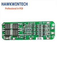 3S 20A batterie lithium-ion 18650 chargeur PCB BMS carte de protection, adapté au moteur de forage 12.6V Lipo module de batterie