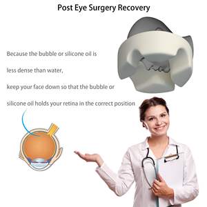 Almohada De <span class=keywords><strong>Dona</strong></span> Anneau en mousse à mémoire de forme Oreiller rond de massage pour beignet Oreiller de sommeil facial après la chirurgie oculaire Bbl pour le sommeil - Product Image 3