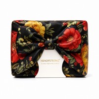Savon artisanal parfumé à la fleur de cerisier 200g, savon cadeau emballé dans du soie, savon de bain rafraîchissant et hydratant, conception personnalisée OEM ODM