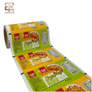 Rouleau de film d'emballage laminé imprimé sur mesure pour machine d'emballage automatique de snacks, rouleau de film plastique - Product Image 5