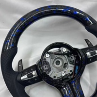 Volant de direction pour BMW F10 F11 F15 F22 F25 F30 F32 M3 F80 M4 F82 M2 M5 F90 E70 E90 en fibre de carbone forgée