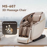 Fauteuil de massage électrique à profil bas en cuir PVC, corps entier, en vente