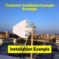 Antenne LPDA extérieure 2G 3G 4G 5G WIFI large bande avec support vertical, antenne Yagi log-périodique, amplificateur de signal