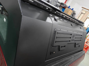 Cubierta alta de acero al manganeso para camioneta, tapa <span class=keywords><strong>trasera</strong></span> para Nissan np300 Ford Ranger <span class=keywords><strong>Toyota</strong></span> <span class=keywords><strong>Hilux</strong></span> con casilleros - Product Image 6