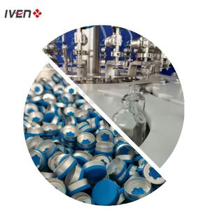 เครื่องเติมและปิดฝาขวดแก้วปลอดเชื้อ500Bpm เร็วเครื่องเติมของเหลวน้ำเกลือ IV แบบธรรมดา - Product Image 1