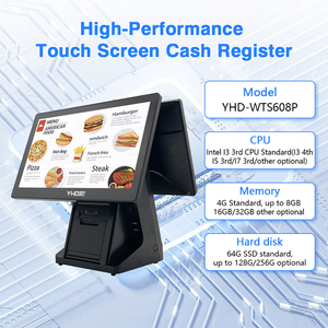 15.6 inch màn hình chính <span class=keywords><strong>POS</strong></span> thiết bị đầu cuối tiền mặt đăng ký 11.6/14/15.6 inch hiển thị của khách hàng Windows <span class=keywords><strong>POS</strong></span> máy với 58 Mét máy in - Product Image 2