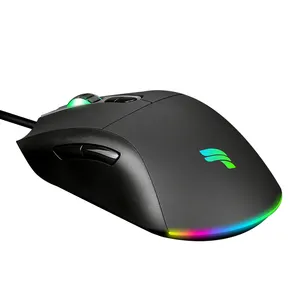 Mouse, mouse, luz de fundo colorida, mouse óptico para jogos de computador profissional