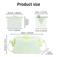 Sacs de conservation alimentaire réutilisables auto-scellants, sacs sous vide, sacs en silicone pour piscine, sacs réfrigérés et de conservation des aliments frais
