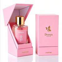 Flacon de parfum en verre transparent rond de luxe de 50 ml et 100 ml, vaporisateur fin pour cosmétiques