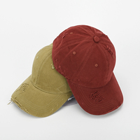 Gorra de Béisbol de Algodón de 6 Paneles con Logotipo Personalizado al por Mayor, Estilo Vintage, Ajustable, Unisex, Casual, Tipo Dad Hat
