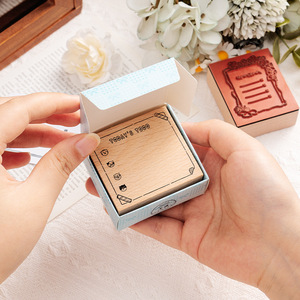 1 sello <span class=keywords><strong>de</strong></span> agenda <span class=keywords><strong>de</strong></span> madera Supercat, calendario mensual, calendario semanal, sellos <span class=keywords><strong>de</strong></span> decoración DIY - Product Image 6