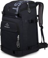Sac de ski extérieur gratuit, grande capacité, 4 poches avant, pour vêtements, bottes et accessoires de ski.