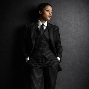 Traje Formal de Moda para Mujer, Conjunto de Tres Piezas, Blazer y Pantalones, Ropa de Negocios Moderna y Elegante para Damas Ejecutivas, Venta al Por Mayor - Product Image 1