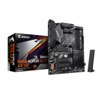 Carte mère GIGABYTE B550 AORUS ELITE AX AM4 AMD B550 Dual M.2 SATA 6Gb/s USB 3.2 PCIe 4.0 B550 ATX WIFI, parmi les meilleures ventes