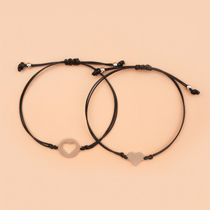 Ciondoli a cuore in acciaio inossidabile con Logo personalizzato <span class=keywords><strong>per</strong></span> <span class=keywords><strong>la</strong></span> <span class=keywords><strong>mamma</strong></span>, regalo <span class=keywords><strong>per</strong></span> <span class=keywords><strong>la</strong></span> <span class=keywords><strong>festa</strong></span> <span class=keywords><strong>della</strong></span> <span class=keywords><strong>mamma</strong></span>, braccialetti di coppia di moda con "<span class=keywords><strong>mamma</strong></span> mi desiderio" - Product Image 5