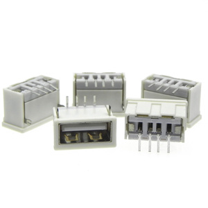 Connecteur USB carré de haute qualité, prise USB-B femelle de type D, connecteur femelle à 90 degrés pour soudure sur circuit imprimé, pour données d'imprimante - Product Image 6