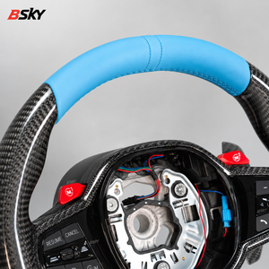 Vente directe d'usine, volant en fibre de carbone personnalisé CS adapté aux BMW F30 F10 F15 F32 F01 F20 F22 F25 F36 M3 M5 M6 G30 G31 G01 G02 - Product Image 3