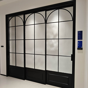 Deioux Porte coulissante en verre trempé la plus vendue avec verre résistant aux ouragans pour appartement Prix de gros - Product Image 4