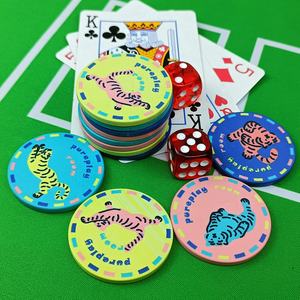 Jetons de <span class=keywords><strong>poker</strong></span> en céramique unis professionnels de 10 g, 39 mm, couleurs, casino de qualité supérieure, sans MOQ, logo tigre personnalisé pour le <span class=keywords><strong>tour</strong></span> de <span class=keywords><strong>poker</strong></span> européen - Product Image 6