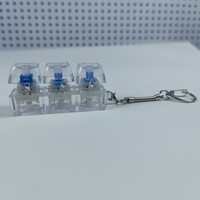 Cross Border XDA Keycap High Transparency Luminous Stress Relief Mechanical Keyboard Keychain Pendant Toy Accessory