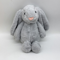 Boneka Kelinci Plush Sublimasi Laris Manis, Mainan Hewan Isi Dakron, Squishy Kawauu Bahan Super Lembut, Logo Custom, Hadiah Anak, Grosir