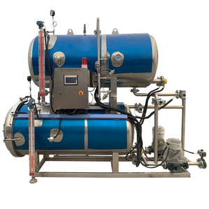 Máquina de esterilização de alta temperatura de aço inoxidável durável e segura para processamento vegetal para indústria alimentar - Product Image 4