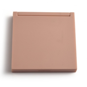Hot Selling Pink Plastic Square Double Side Folding Portable Pocket Make up Mirror - Product Image 5