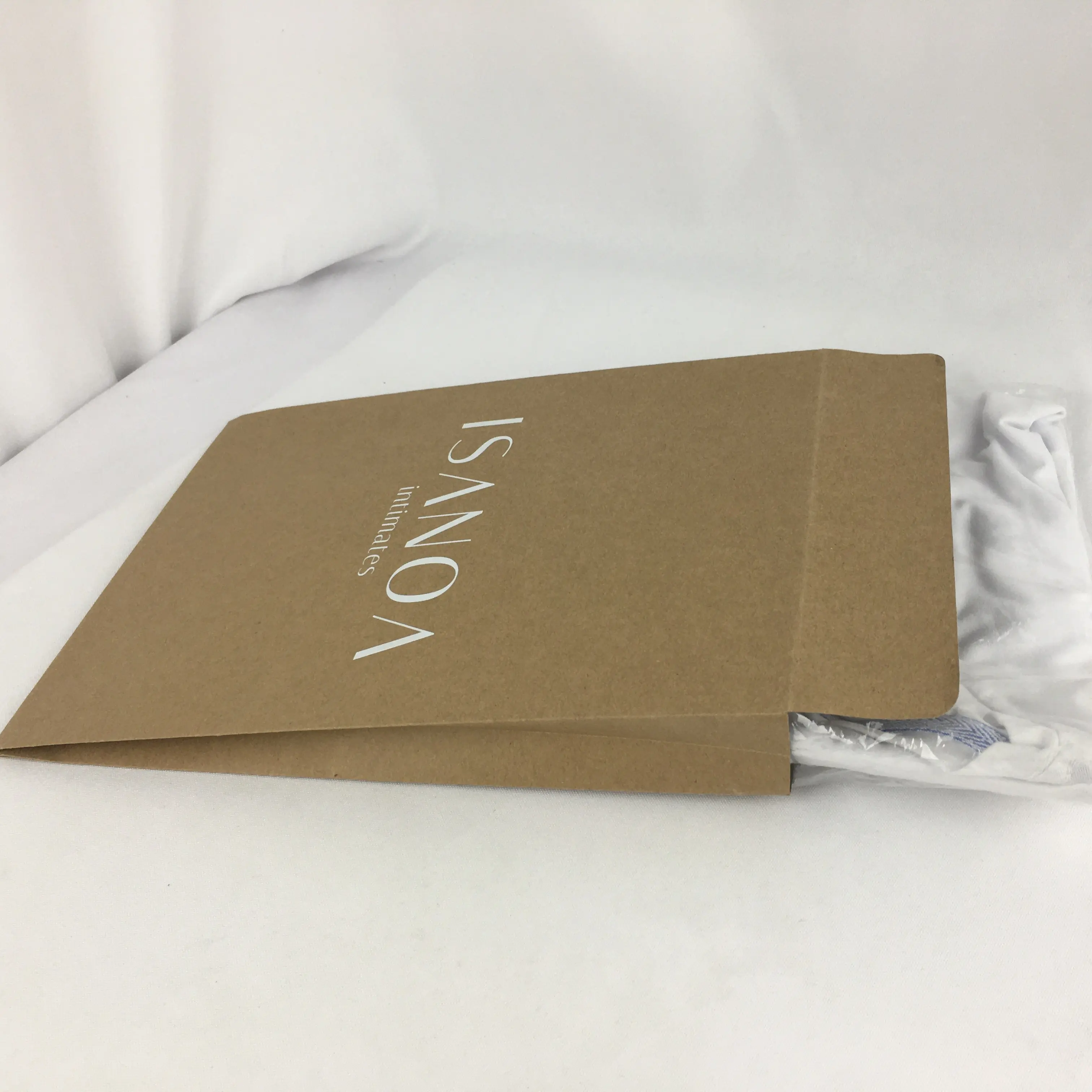 Custom Print Gusset Bag Cadeau Kraftpapier Verpakking Mailing Envelop Uitbreidbare Kartonnen Mailer Envelop Voor Documenten Doek