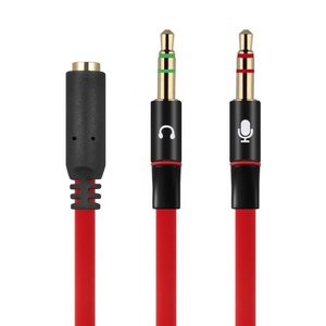 Bộ Chia Tai Nghe Cho Máy Tính 3.5Mm Nữ Thành <span class=keywords><strong>2</strong></span> Tai Nghe Nam 3.5Mm Mic Audio Y Splitter Cáp Điện Thoại Thông Minh Tai Nghe Cho PC - Product Image 3