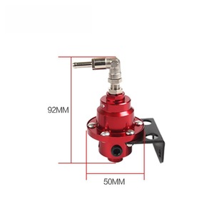 Régulateur de pression de carburant réglable TON-1 en aluminium universel avec manomètre - Product Image 1