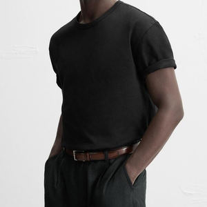 <span class=keywords><strong>Charlo</strong></span> Garment Camiseta de algodón 100% personalizada de alta calidad Fabricante de camisetas de diseñador en blanco Camiseta de lavado ácido de peso pesado para hombres - Product Image 6