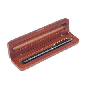 Hot Selling Luxury Business Gift Twist Wood Bamboo Pen with Case Wood Gift Box
