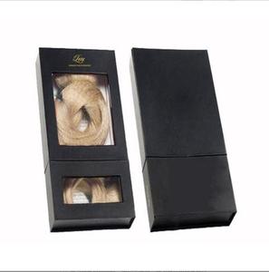 Thanh Đảo Nhà Sản Xuất Đa Chức Năng Bím Tóc Crochet Tóc Tóc Hộp Giấy Biểu Tượng Tùy Chỉnh Bao Bì Với Cửa Sổ PVC Trong Suốt - Product Image 3