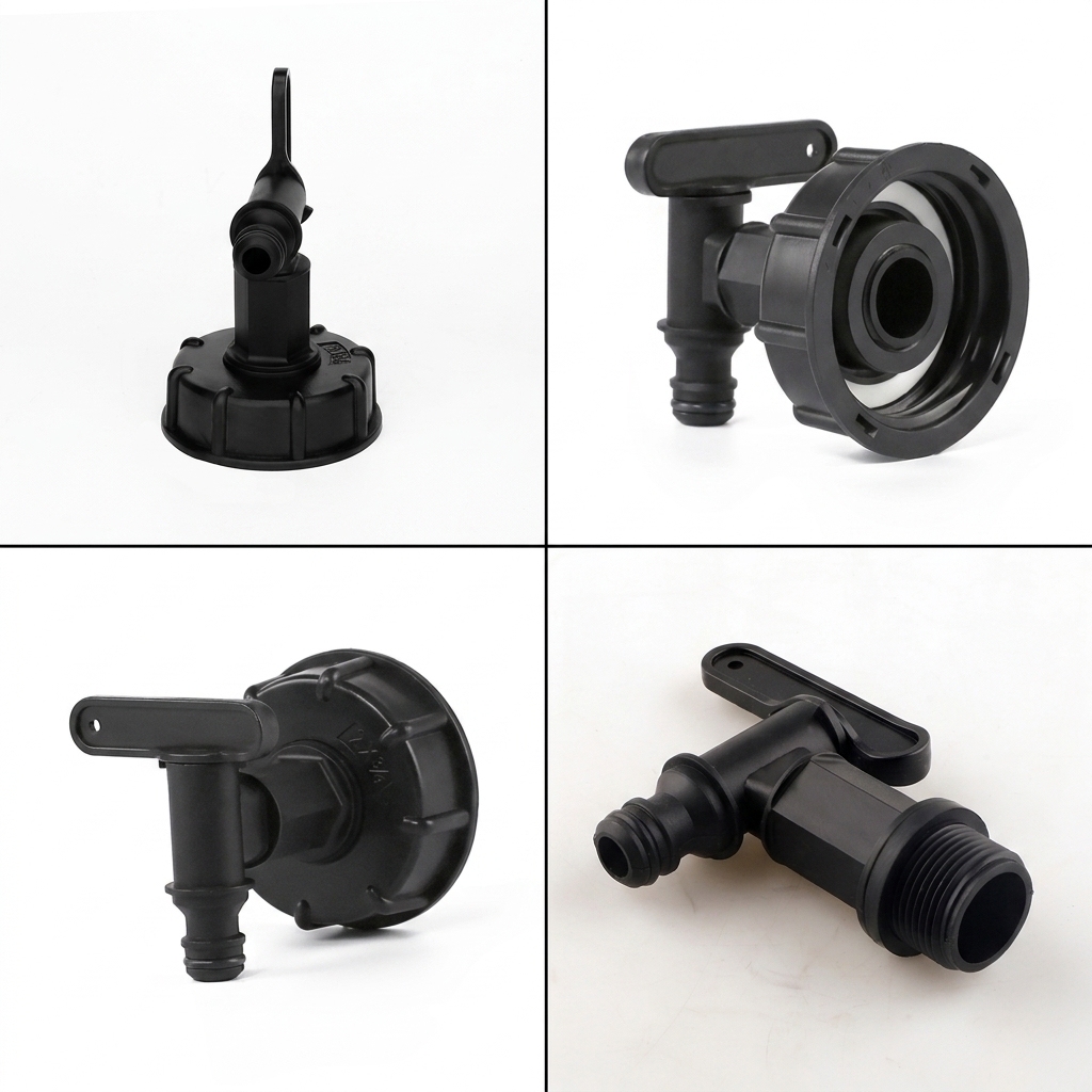 IBC Tank Adapter IBC Tank Fittings S60X6 FEMALE Water Tank Adapter And Plastic Tap Accessory Combination · image 2