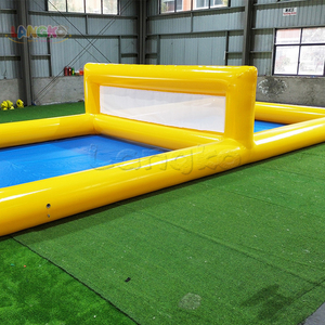 Cancha de <span class=keywords><strong>Voleibol</strong></span> Inflable de Nuevo Diseño, <span class=keywords><strong>Piscina</strong></span> de <span class=keywords><strong>Voleibol</strong></span> Inflable Comercial para Parques Acuáticos - Product Image 4