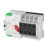 Interruptores de Transferencia Automática Modulares FALIANG W2R 50/60Hz para Riel DIN, 220V 2P, Tipo PC, con WiFi Inteligente Tuya, ATS