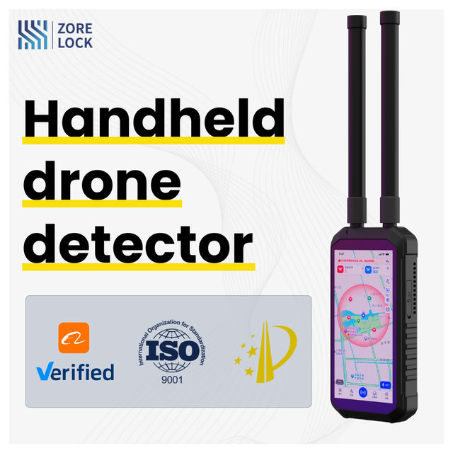 Zorelock Durable Waterproof Long Range Portable Drone FPV Detection Device