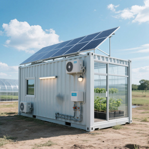 Contenedor Agrícola para Cultivo en Invernadero, con Energía Solar, Edificios Prefabricados Funcionales, Casas Prefabricadas, Contenedor de Cultivo - Product Image 6