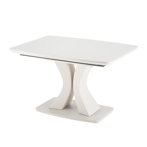 مجموعة جديدة فاخرة حديثة من الخشب الأبيض بتصميم أنيق من قاعدة قابلة للتمديد من أجل 6 و 8 و 10 مقاعد - Product Image 5