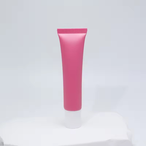 Envase de Plástico Rosa de 15 ml/g con Bomba Dosificadora para Cosméticos, Subenvasado de Lápiz Labial, Crema para Ojos, Esencia, Loción, Hecho de HDPE - Product Image 1